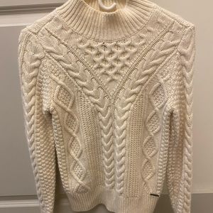 Abercrombie and Fitch cable knit turtleneck sweater